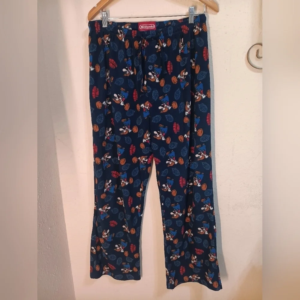 Nintendo Blue Character Pajama Bottoms